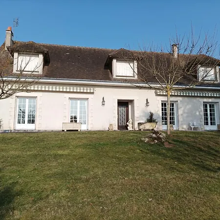 Maison De Campagne Avec Piscine Le Blanc Buitenkant foto